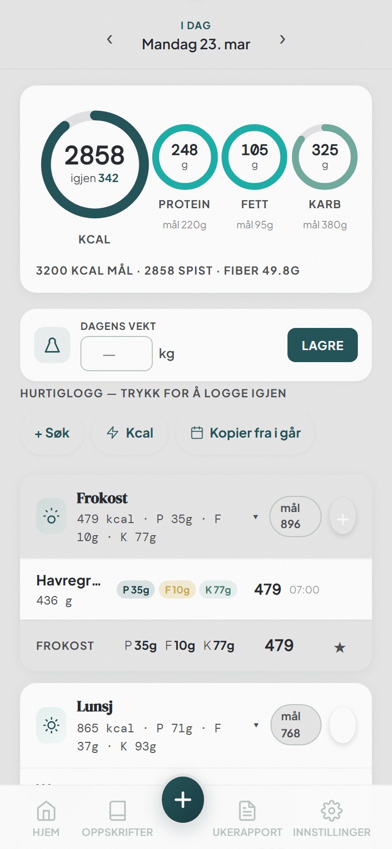 Matlogg